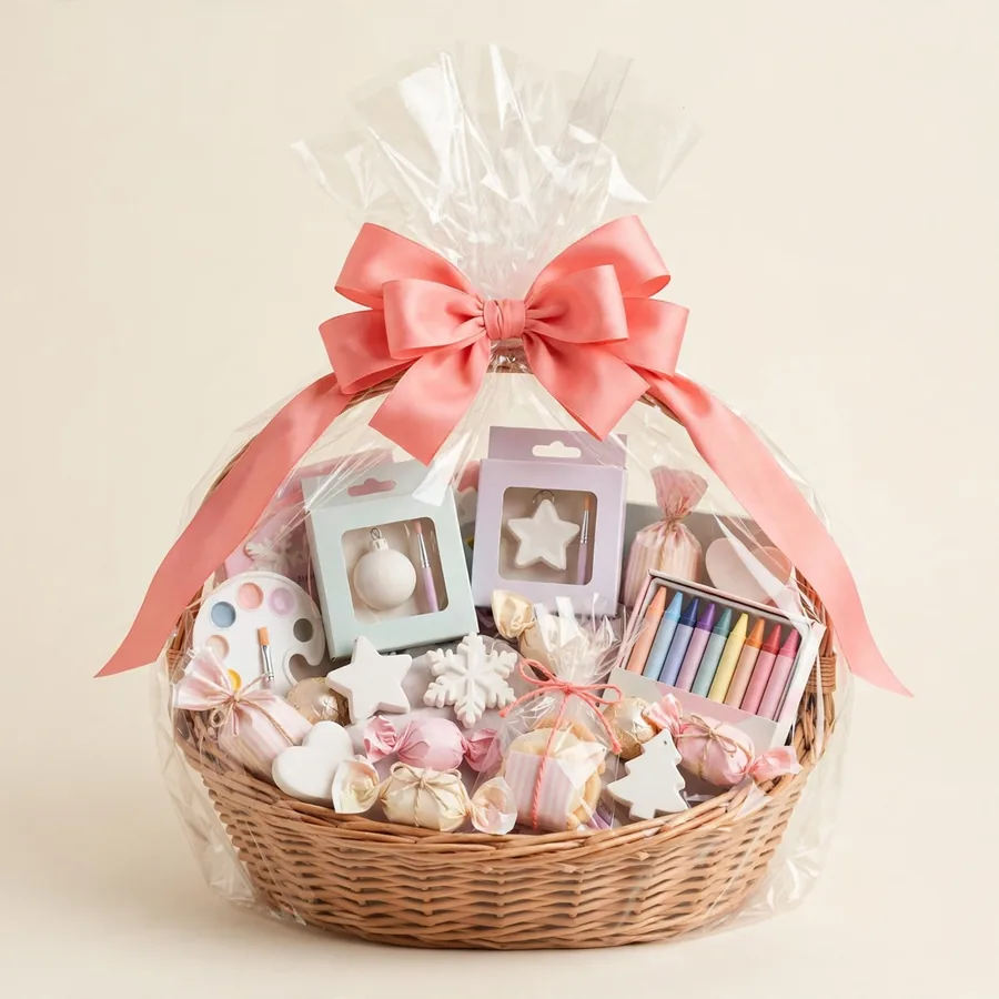 Little Artist Basket — paint-your-own kit, handmade in Surrey, BC Little Artist Basket — Jojopo, handmade in Surrey, BC