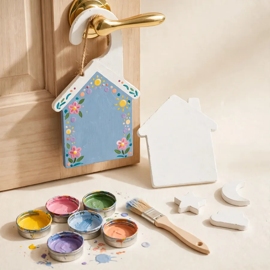 Finished Hanging Décor — paint-your-own kit, handmade in Surrey, BC Finished Hanging Décor — Jojopo, handmade in Surrey, BC