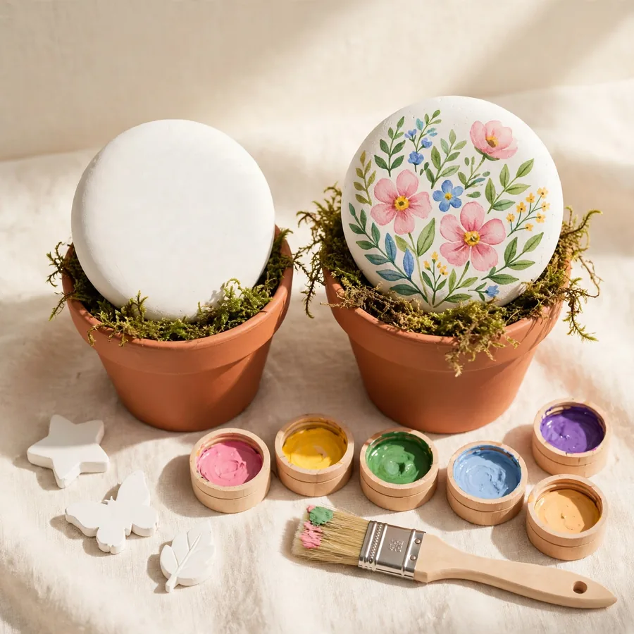 Butterfly Garden — paint-your-own kit, handmade in Surrey, BC Butterfly Garden — Jojopo, handmade in Surrey, BC