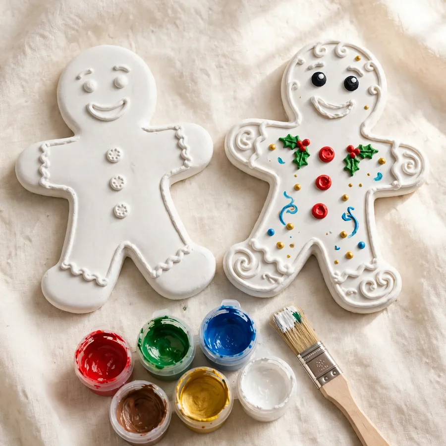 Gingerbread Cutie Kit — paint-your-own kit, handmade in Surrey, BC Gingerbread Cutie Kit — Jojopo, handmade in Surrey, BC