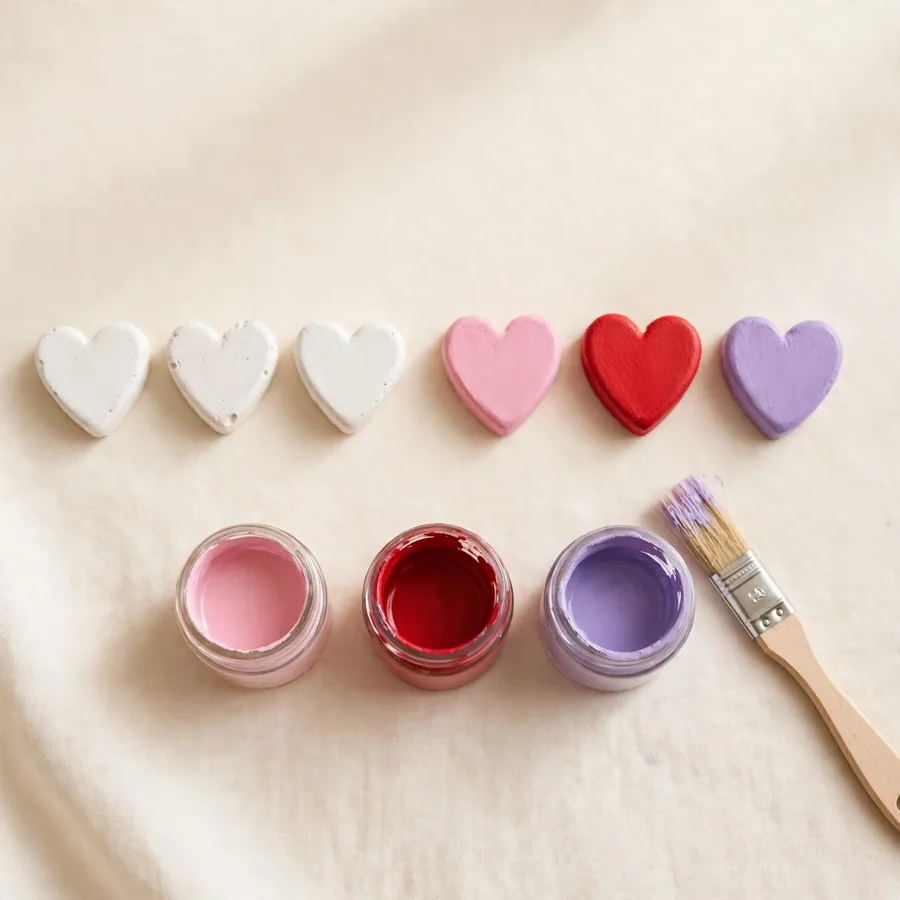 Sweetheart Magnets Set — paint-your-own kit, handmade in Surrey, BC Sweetheart Magnets Set — Jojopo, handmade in Surrey, BC