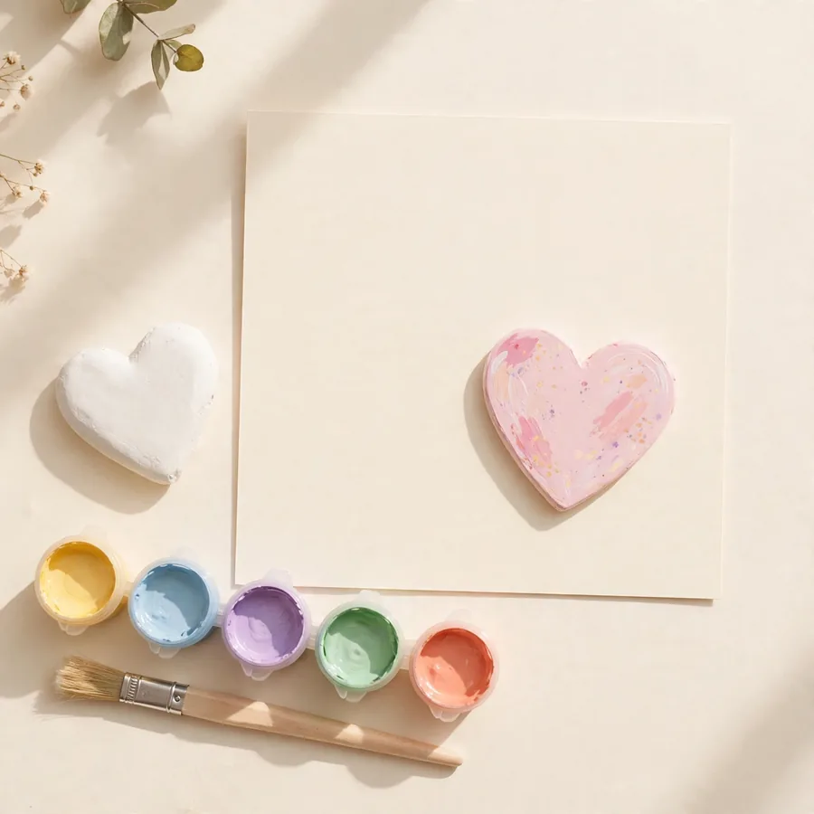 Pocket Hug Heart — paint-your-own kit, handmade in Surrey, BC Pocket Hug Heart — Jojopo, handmade in Surrey, BC