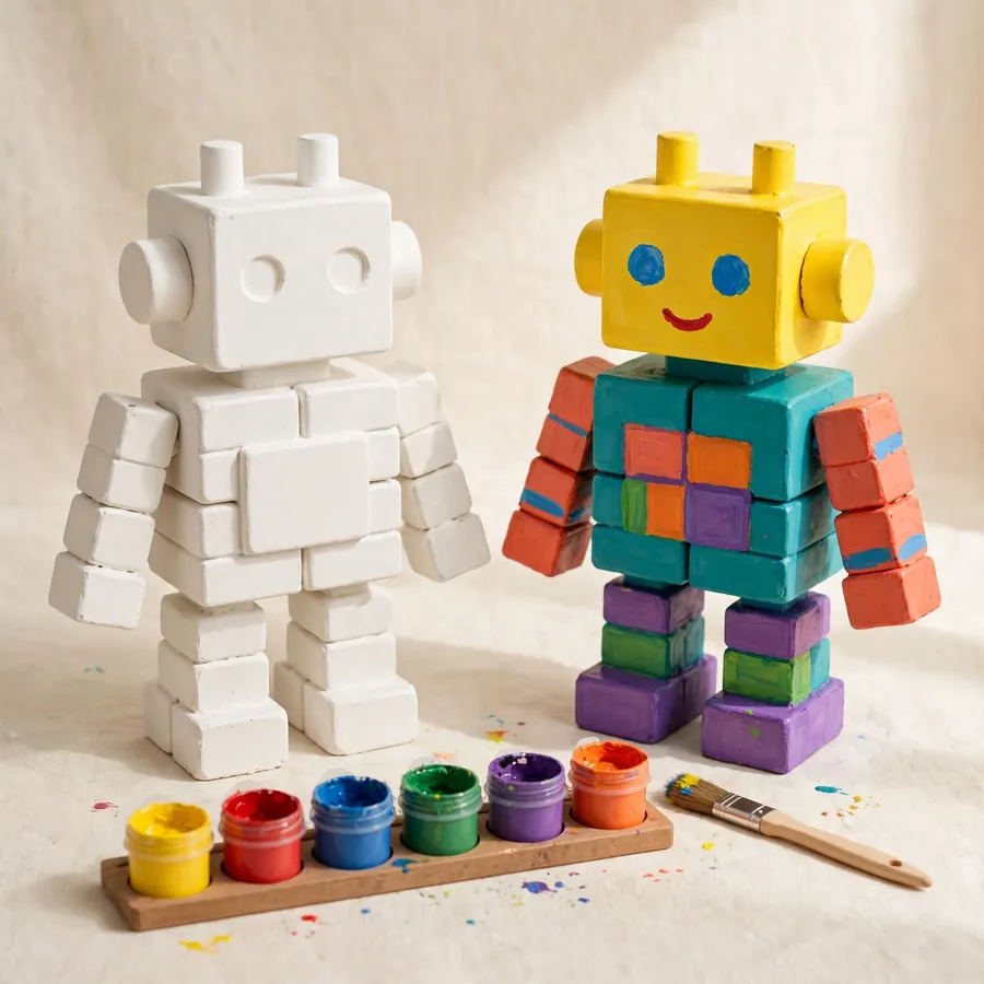 Space Explorers — paint-your-own kit, handmade in Surrey, BC Space Explorers — Jojopo, handmade in Surrey, BC