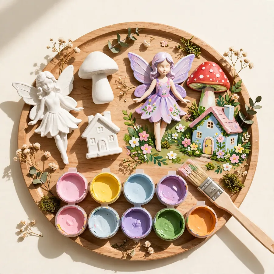 My Little World Scene Set — paint-your-own kit, handmade in Surrey, BC My Little World Scene Set — Jojopo, handmade in Surrey, BC