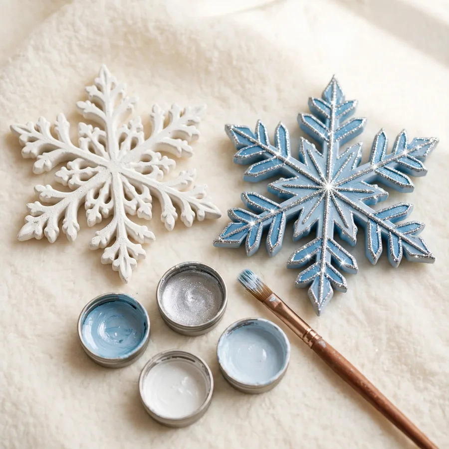 Snowflake Sparkle Kit — paint-your-own kit, handmade in Surrey, BC Snowflake Sparkle Kit — Jojopo, handmade in Surrey, BC