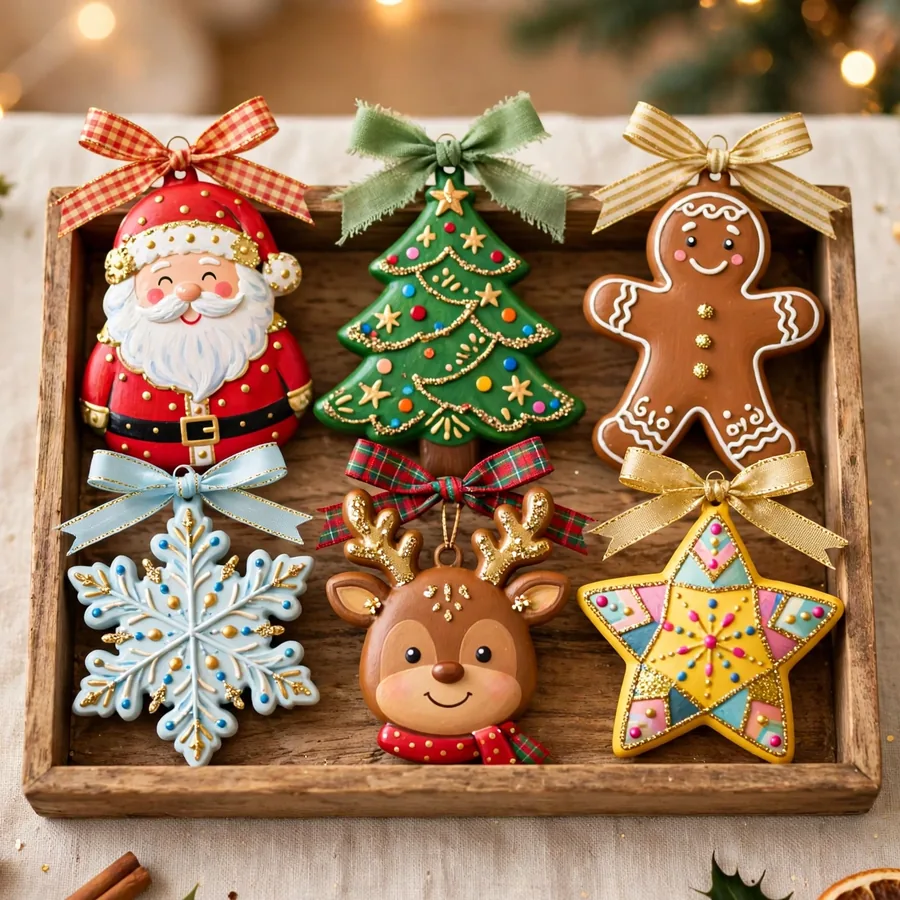 Christmas Tree Set of 6 — paint-your-own kit, handmade in Surrey, BC Christmas Tree Set of 6 — Jojopo, handmade in Surrey, BC